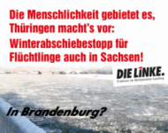 Linke fordert Winterabschiebestopp in Brandenburg