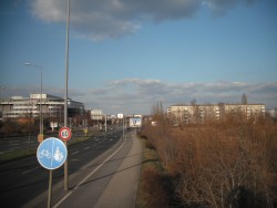 Umgebung des Lagers Torgauer Str. in Leipzig