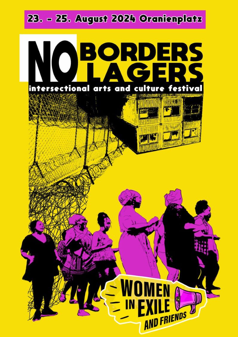 „No Borders_No Lagers“ Festival – Intersektionales Empowerment Kunst- und Kulturfestival auf dem Oplatz 23.-25.08.2024